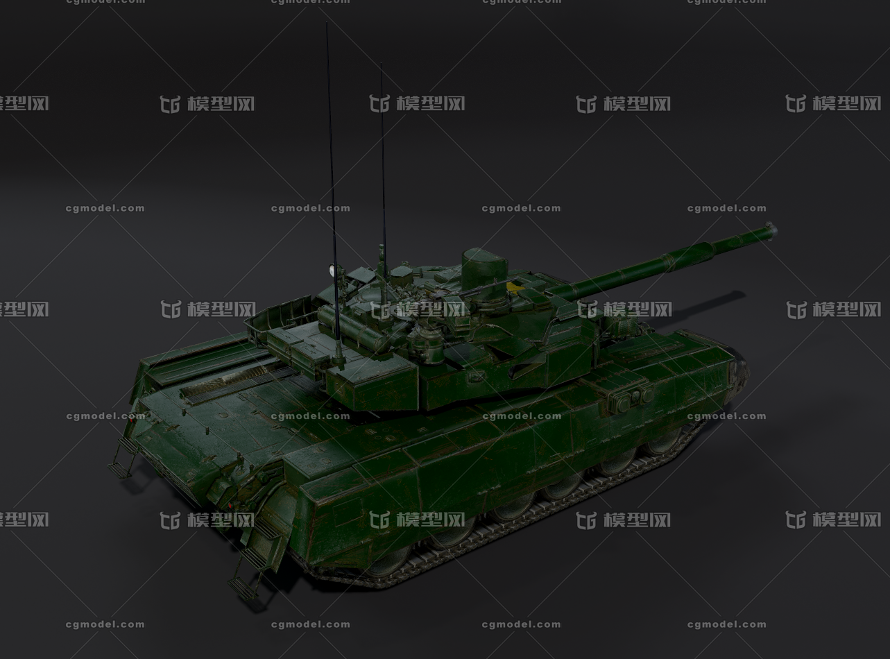 次时代写实乌克兰堡垒主站坦克模型-装甲车/坦克-车辆