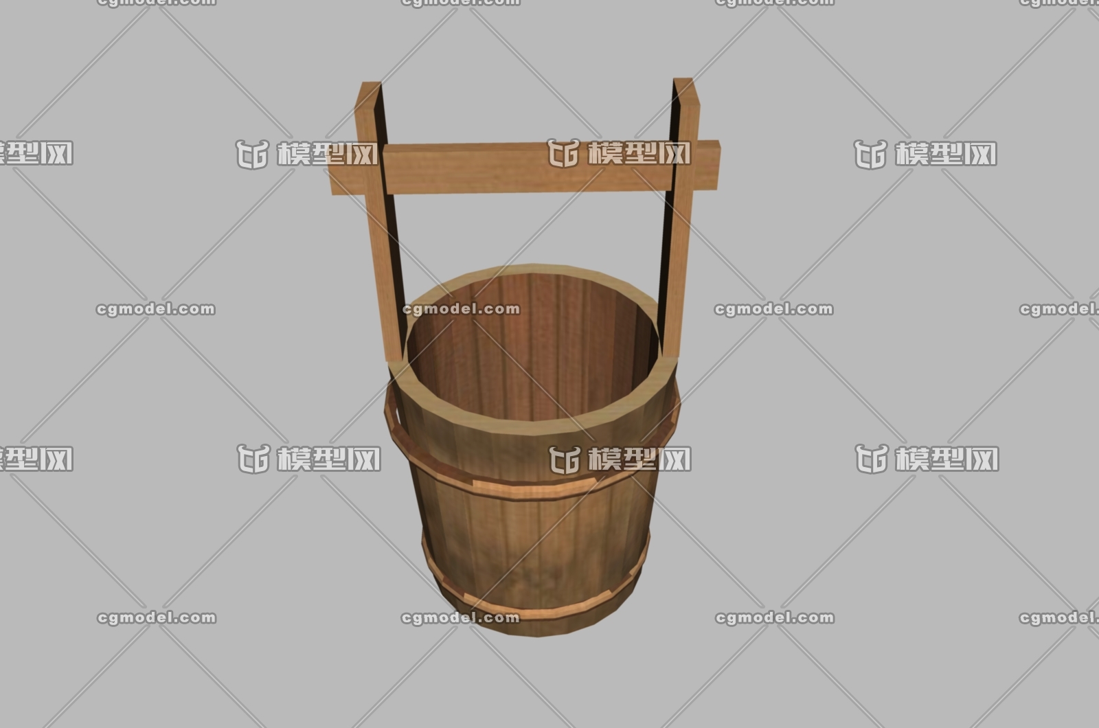 木桶 水桶 圆木桶 橡木桶