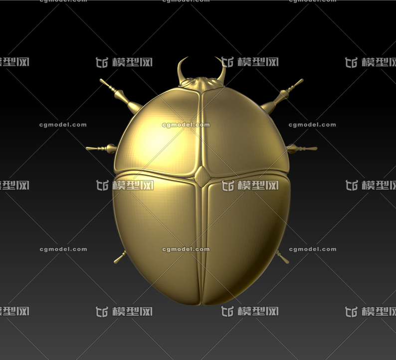 圣甲虫三维模型下载,甲虫3d图下载,昆虫3d模型图下载,甲壳虫结构模型