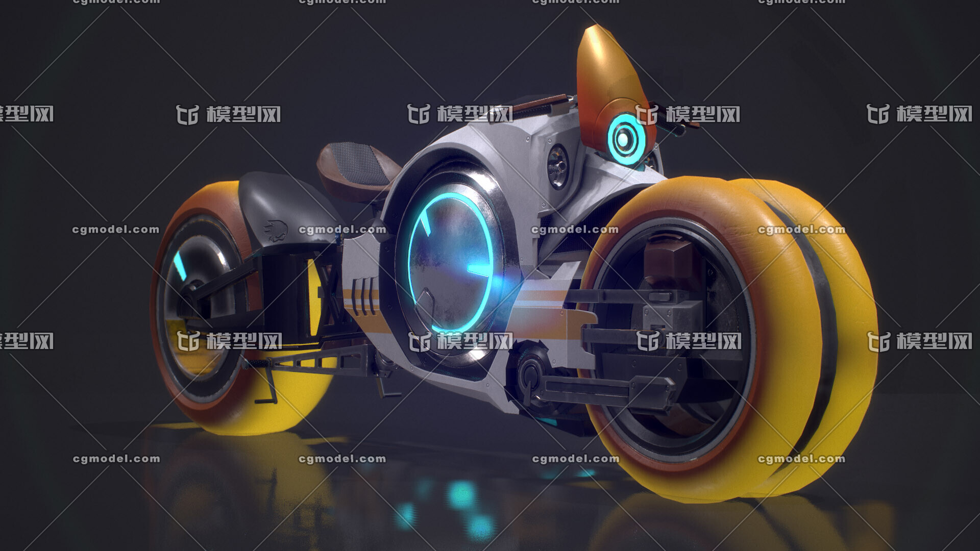 pbr-科幻摩托车