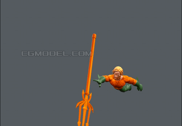 卡通q版海王 aquaman 【15组动画】手绘 dc超级英雄