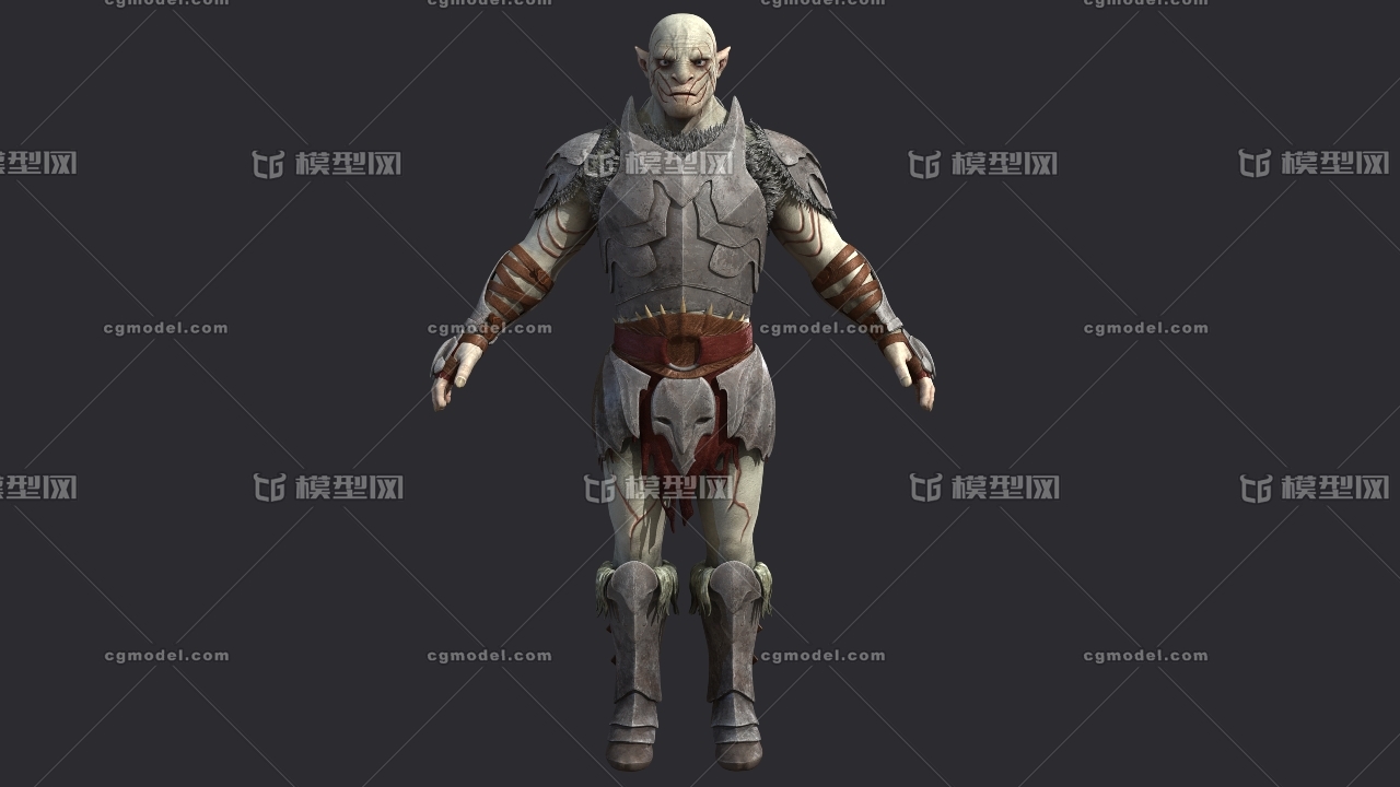 高质量次世代半兽人阿索格 兽人  魔戒半兽人  霍比特人半兽人  azog