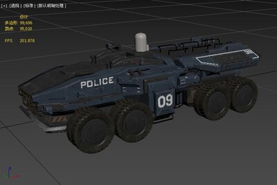 警察apc装甲巡逻车 警察部队apc装甲车 police apc 警察巡逻车pbr