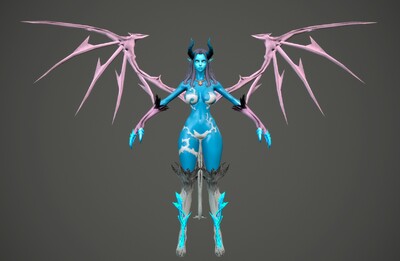 地狱女魔 梦魇魔女 次世代 简模 妖女 evil monster