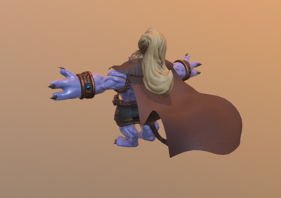 次时代 pbr 卡通 q版 狮人 兽人 狮王 狮子 兽王
