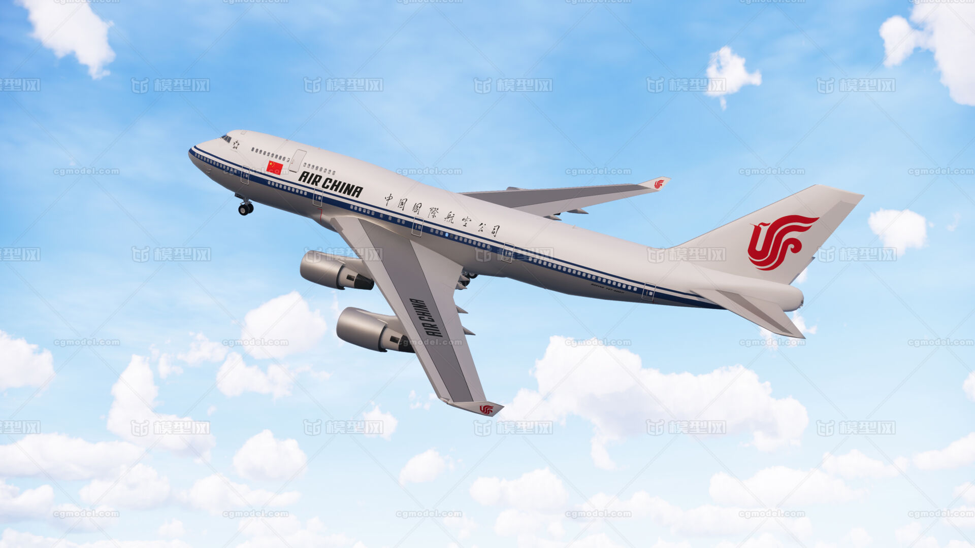 中国政府代表团专机 波音747-400 主席专机 总理专机 中国国际航空
