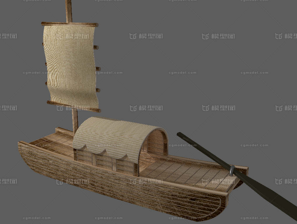 古代木船船舶交通工具