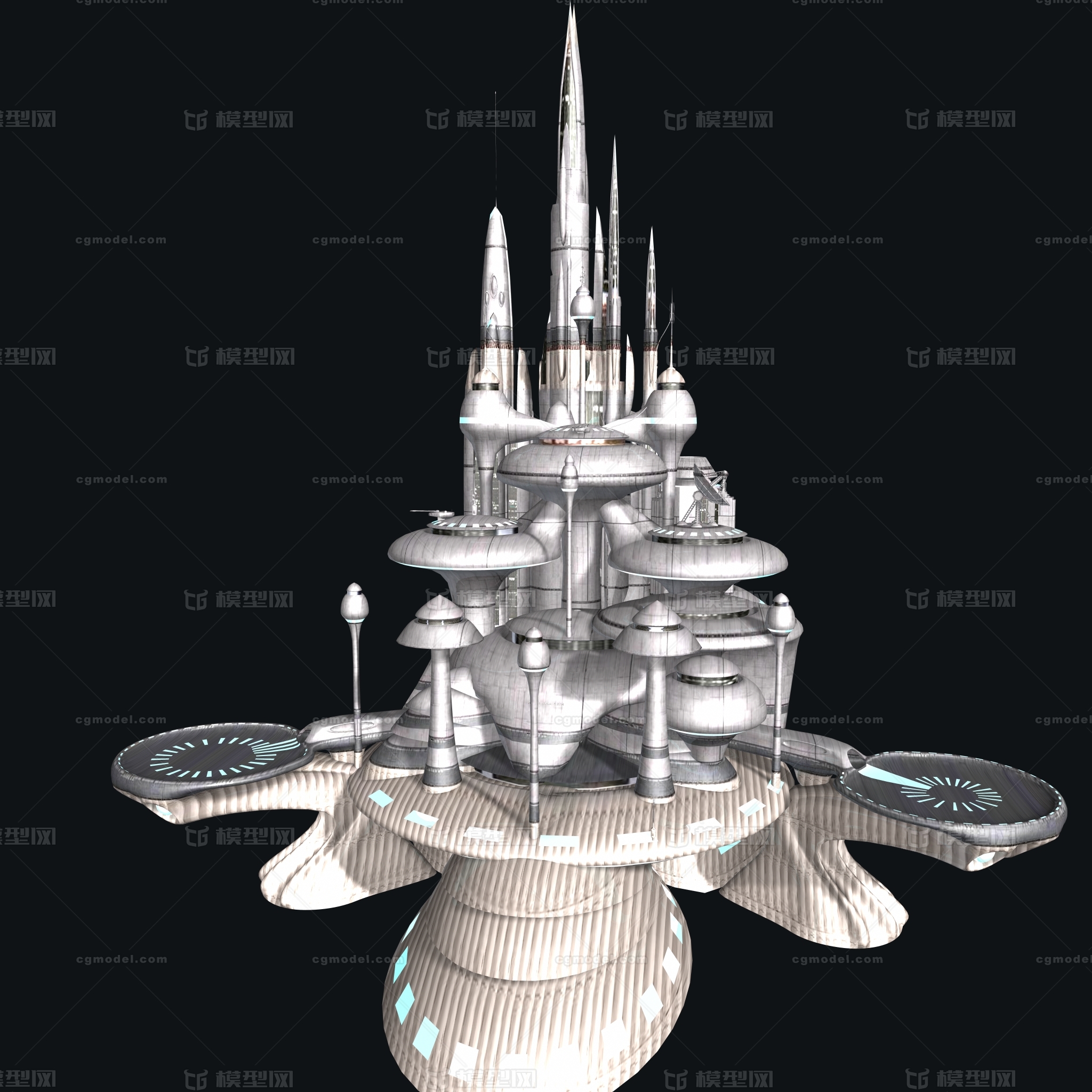 未来城堡 科幻城堡 科幻城市 未来城市 科幻城市建筑 未来城市建筑