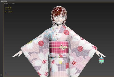 日本 和服美女meiko 二次元艺伎 日本歌姬