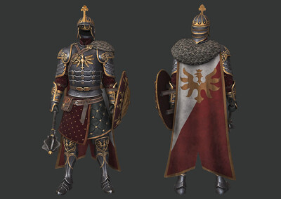 pbr次世代 古代盔甲 罗马铠甲 轻骑兵 骑士盔甲 骑士铠甲 欧洲铠甲
