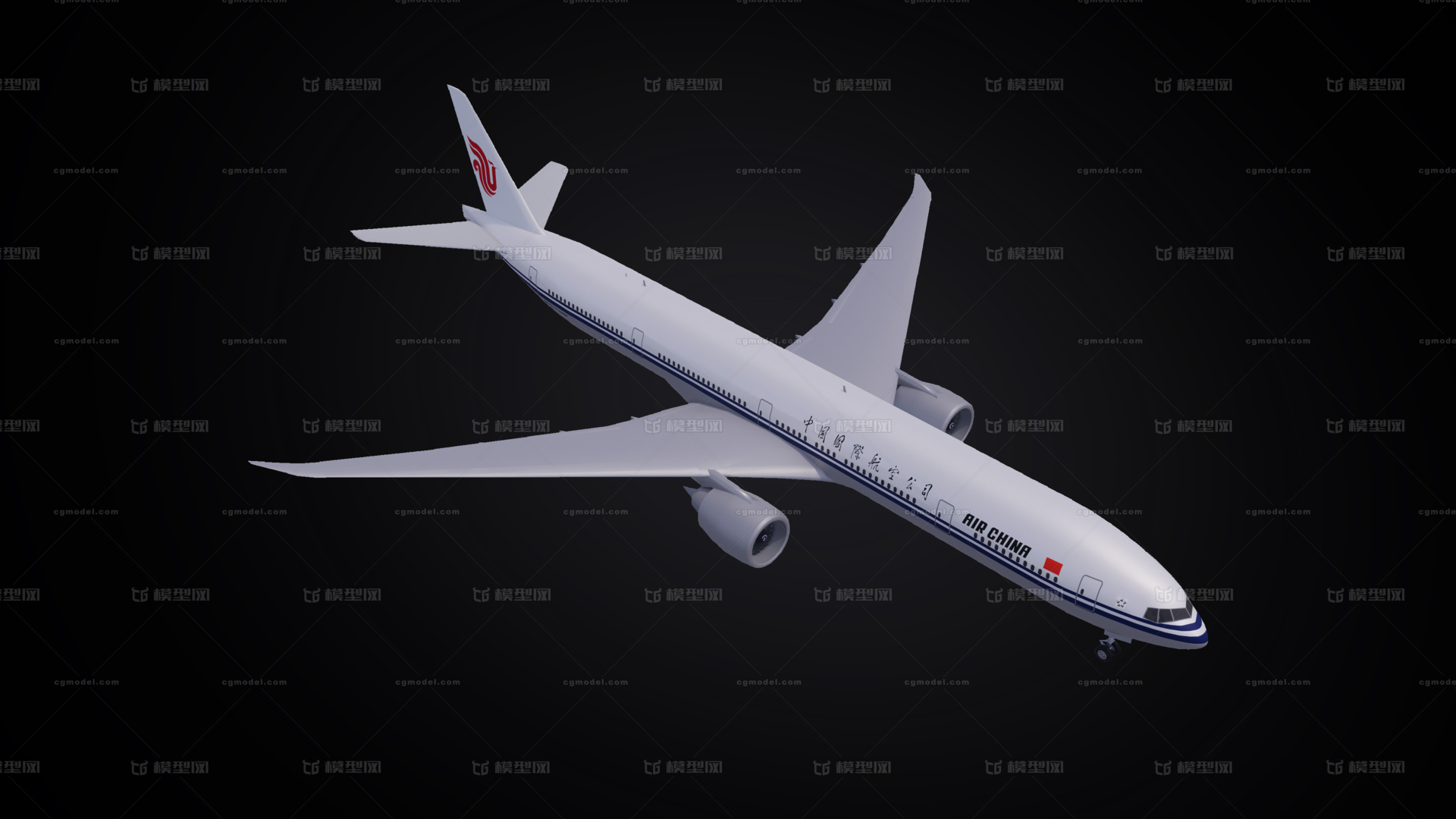 波音777 中国国际航空公司波音777-300客机 国航