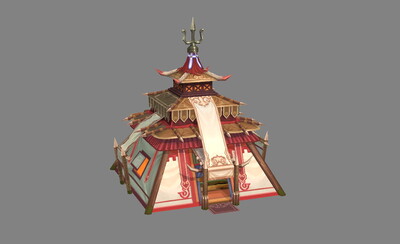 古代帐篷 四角军帐 方形帐篷 蒙古包 军营 安营扎寨 主营账
