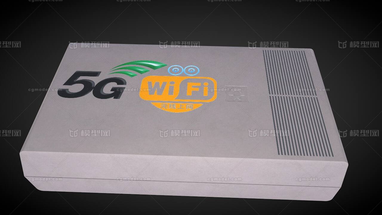 c4d 3dsmax fbx模型-5g信号盒子 wifi放大器 电器电子设备