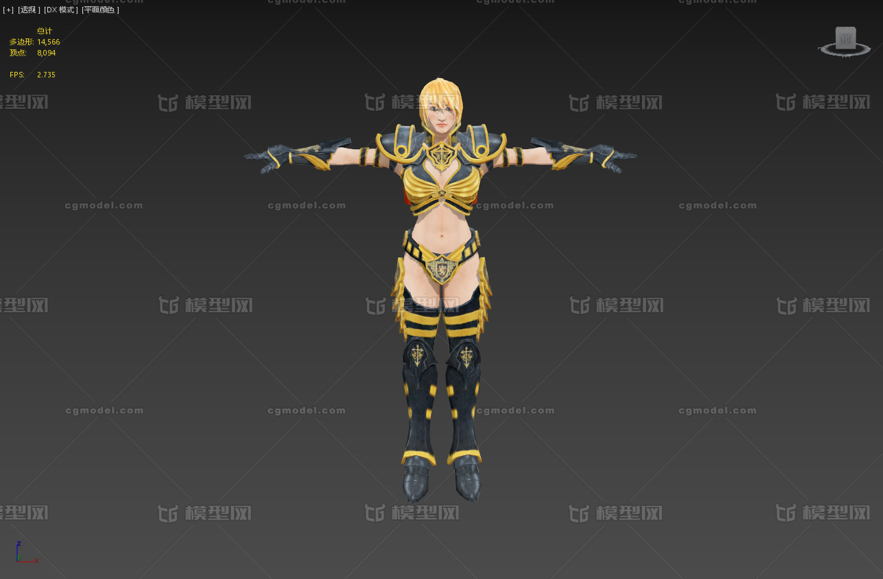 铠甲金发女战士