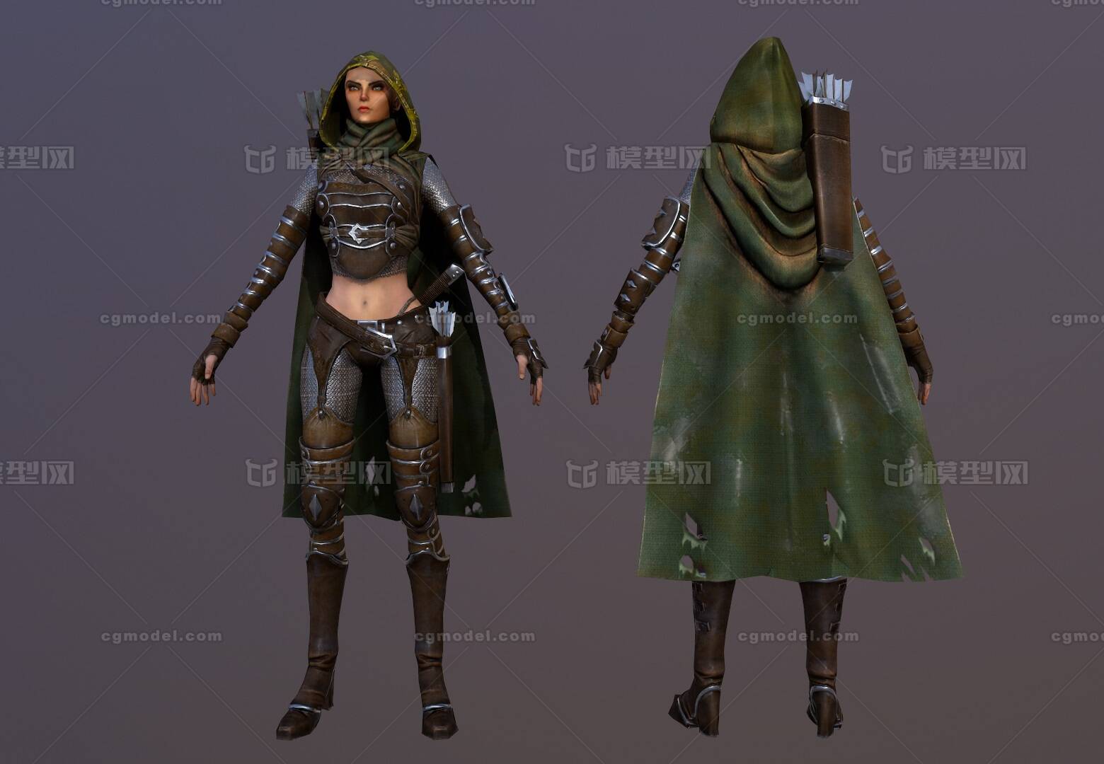 暗影女刺客 弓箭手 次世代 中世纪 女弓箭手 archer