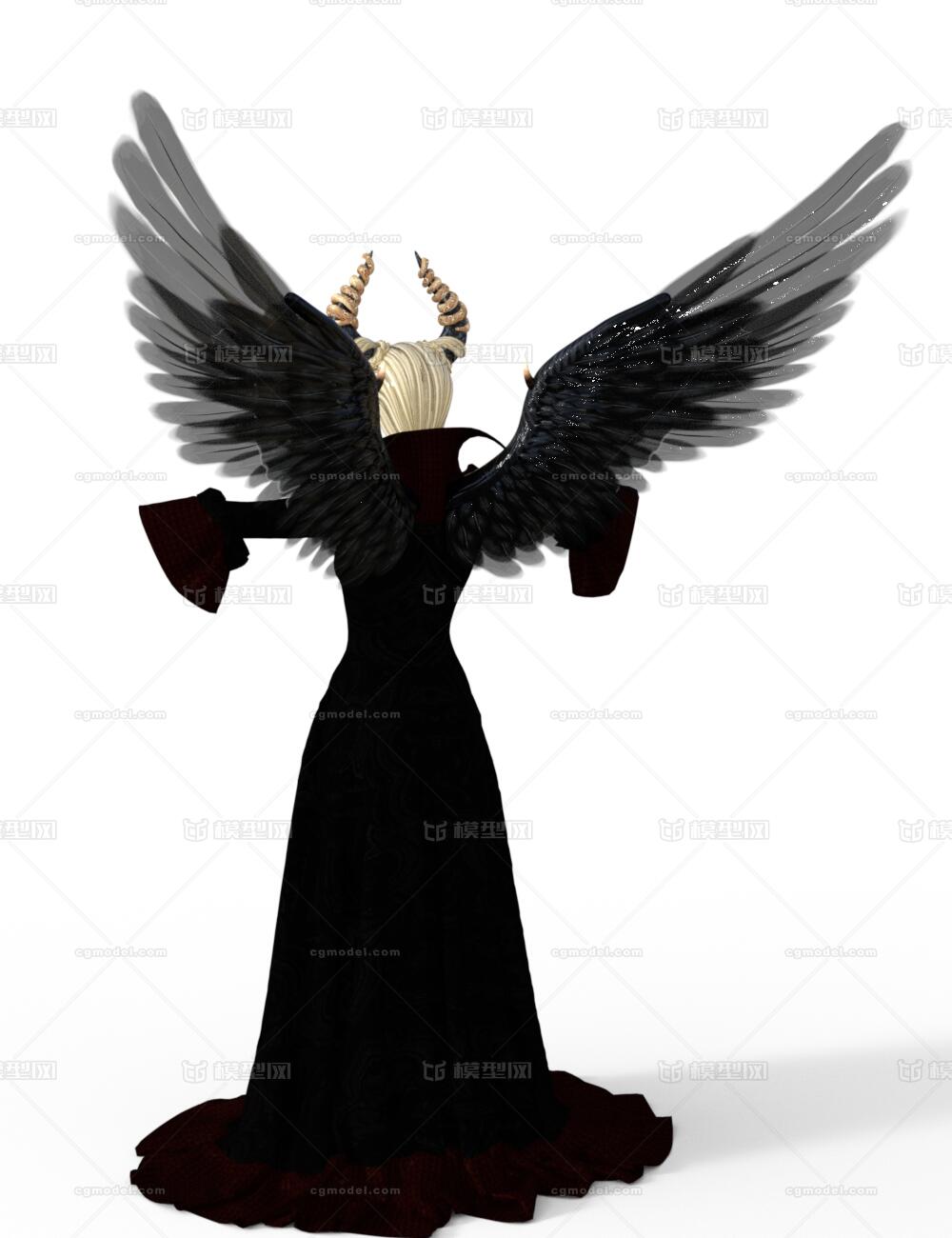 天使的翅膀恶魔服装女装