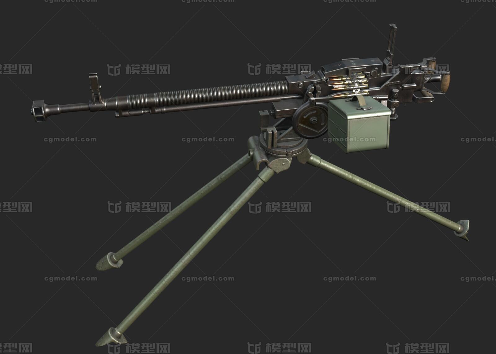 pbr 中国解放军 54式重机枪 54式高射机枪 54-1机枪高机 dshk防空机枪