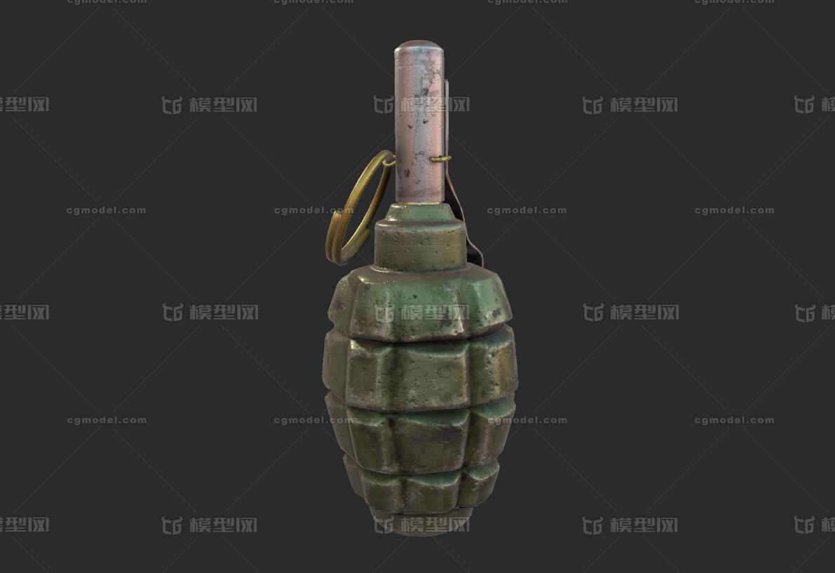 二战 苏联 f-1破片 手榴弹 柠檬 手雷 模型