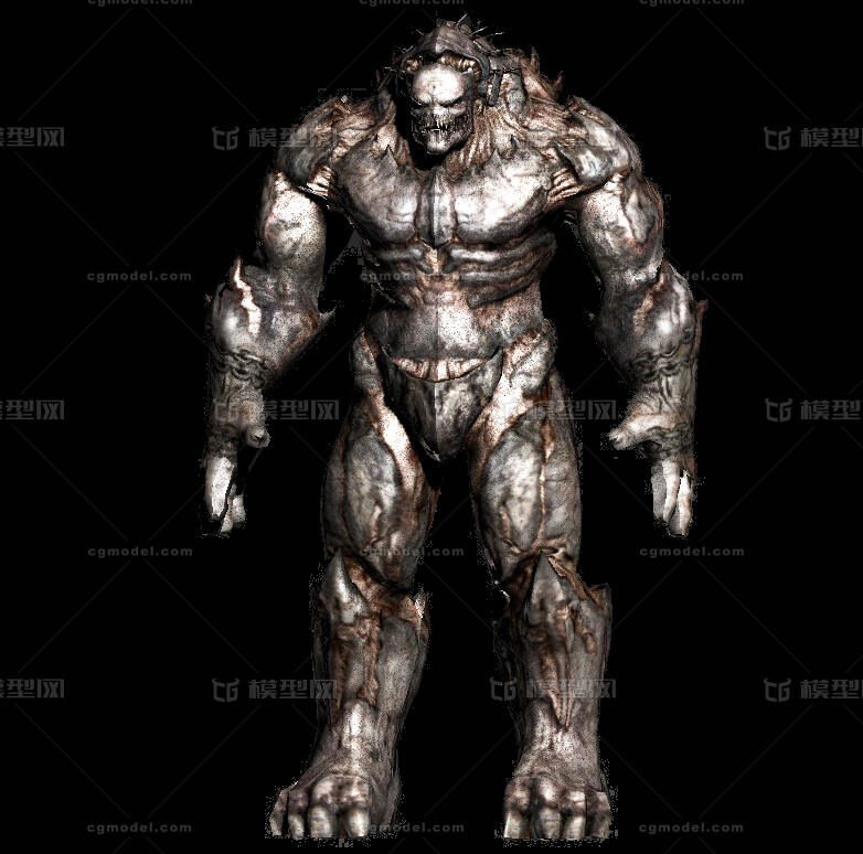 pbr怪物大型巨型boss怪兽异形丧尸战争机器游戏兰姆将军兽人不死族