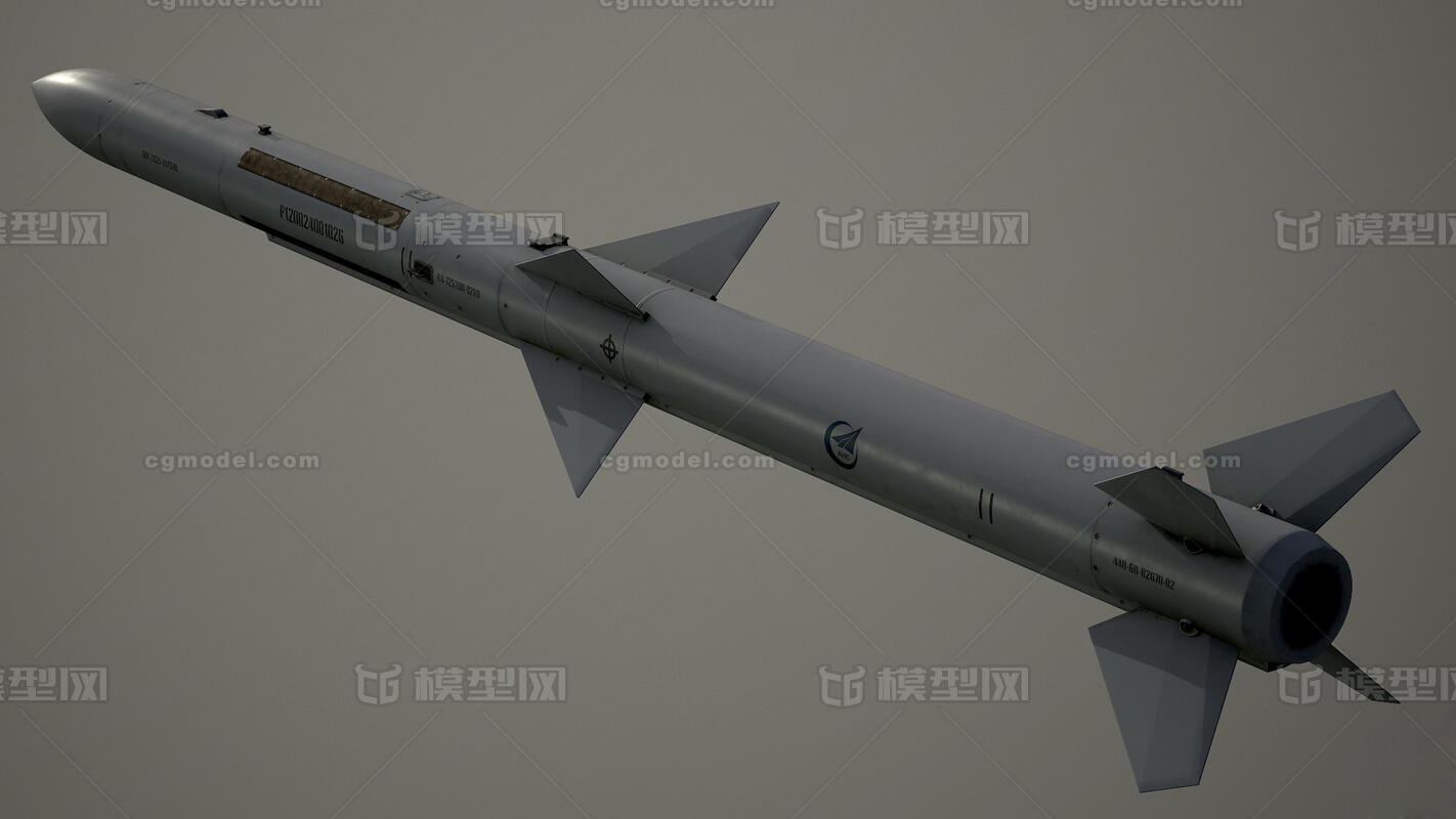 次时代写实解放军霹雳pl-12空空导弹模型