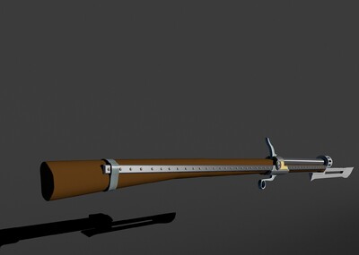 剑刃枪,maya2014格式,obj格式