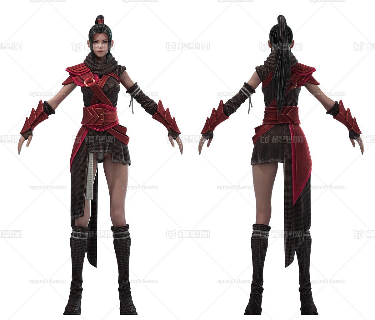 弓箭手,时装,武侠时装,仙侠人物,ue4人物,美女,古代美女,次时代衣服