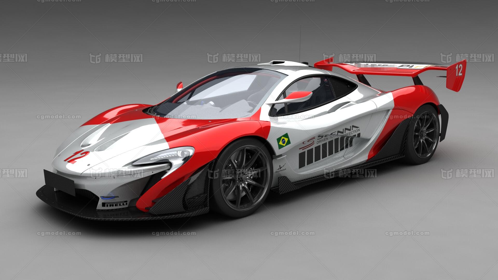 2019款 m凯伦 p1 gtr senna 2019 万宝路赞助定制赛道版赛车