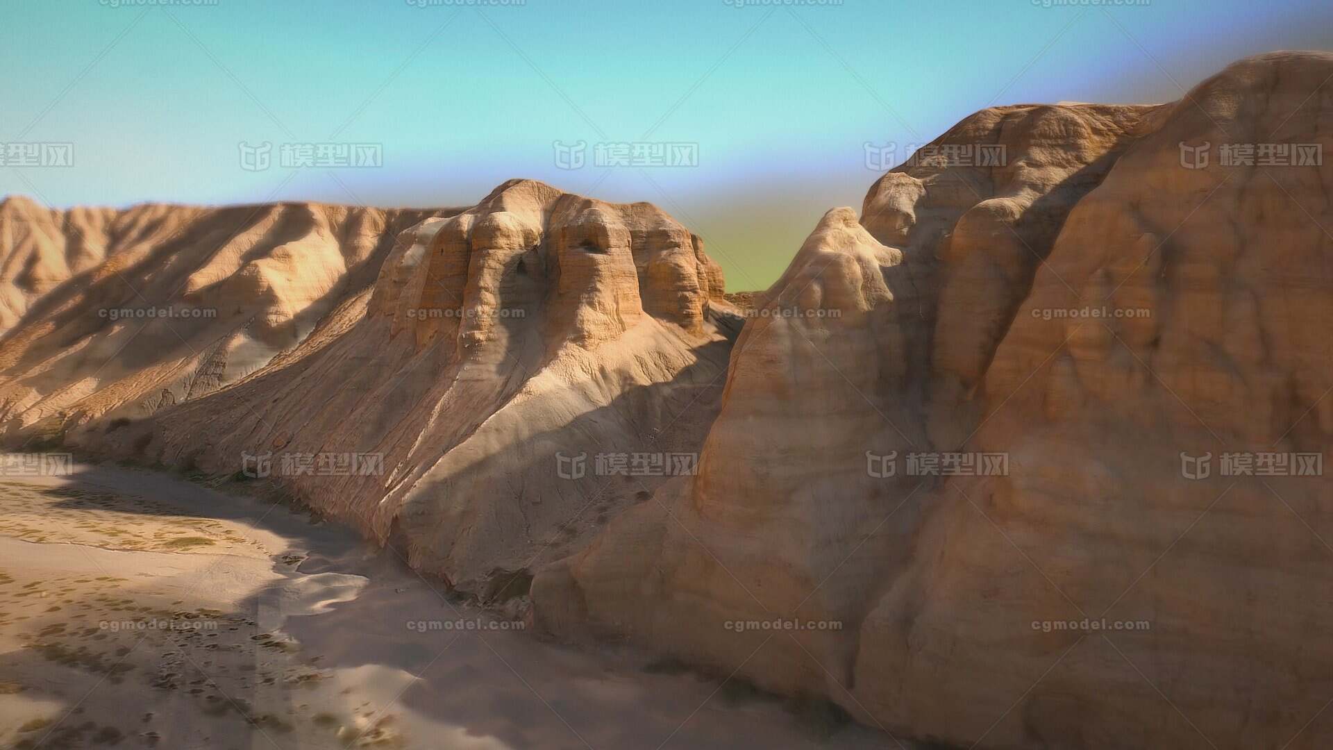 黄土山 土山 沙漠 沙漠山石 丹霞地貌 泥土山 红土山 风化山石