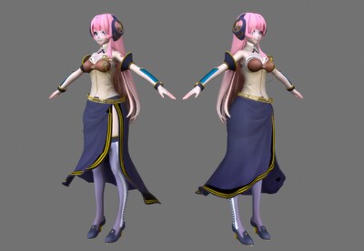 二次元 美女公主 princess 手绘 动漫女孩 长袍美女