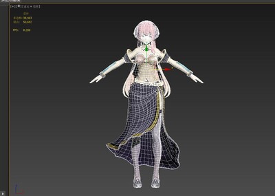 二次元 美女公主 princess 手绘 动漫女孩 长袍美女