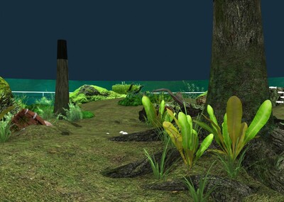 水底 湖底 河底 池塘底部 vr虚拟现实次世代游戏场景 uinty ue4