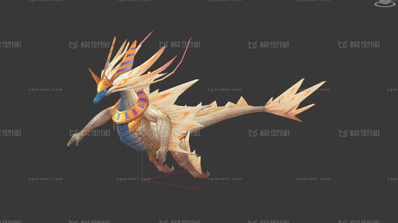海马 海马坐骑_小西瓜go作品_动物鱼类_cg模型网
