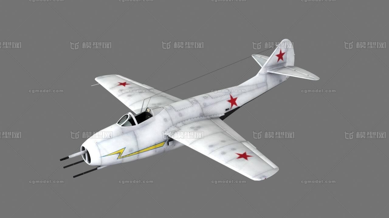 米格-9 喷气式战斗机 苏联战斗机_1429303049作品_飞机/航空器军用