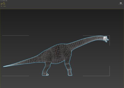 腕龙 恐龙 马门溪龙 梁龙 侏罗纪公园 虚拟现实次时代u3d ue4 龙模型