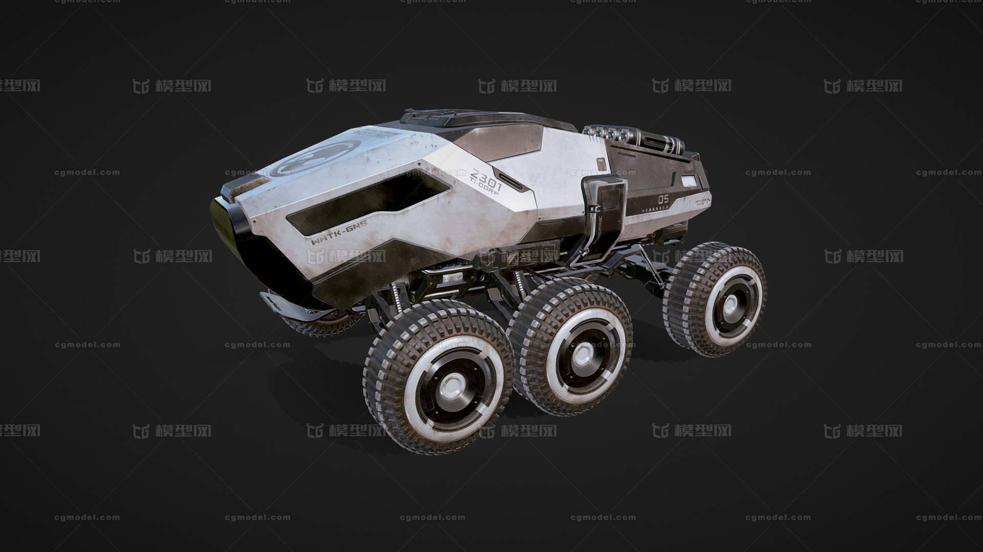 科幻未来火星车 月球车 探月车 探险车 探测 登陆车 登月车 航天器