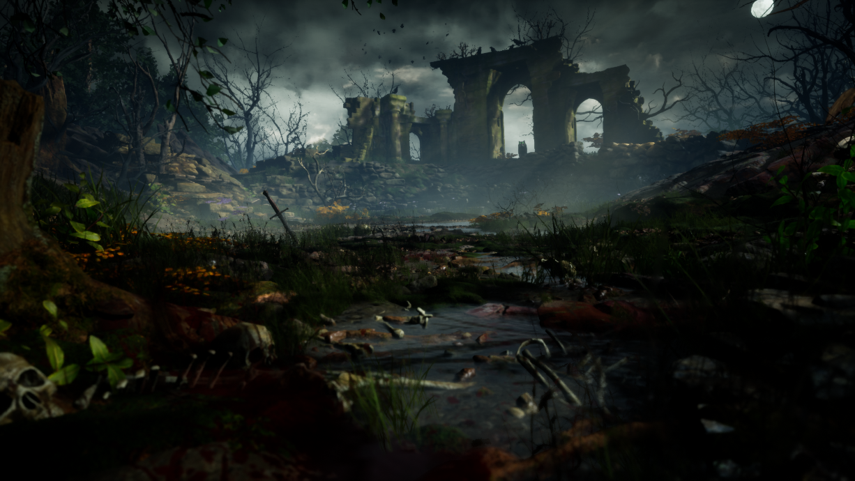 ue4场景_暗黑系_lpc回忆作品_场景/空间/建筑_cg模型网