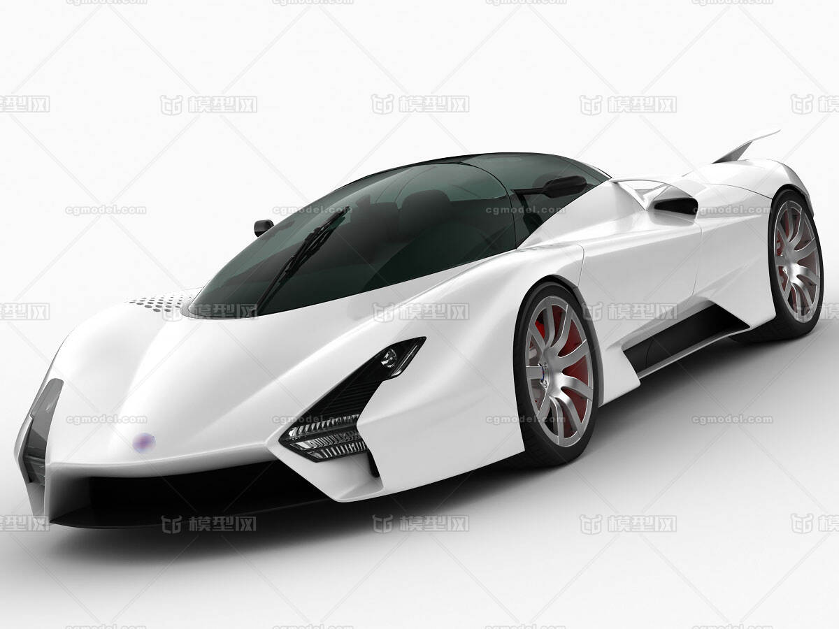 xi尔贝 ssc tuatara 美国超级跑车 超跑汽车 fbx 3ds c4d obj max 3