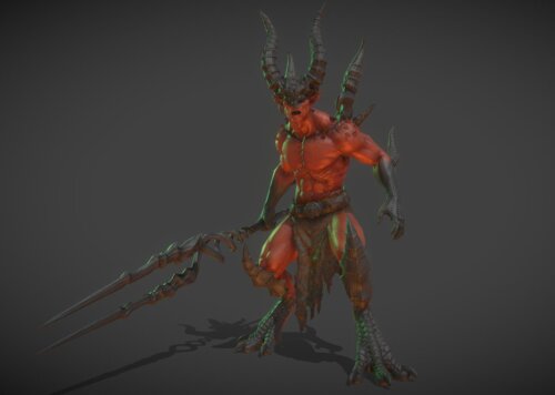 PBR次世代 地狱恶魔 混沌魔王 炎魔 恶魔领主 恶魔头领 毁灭者