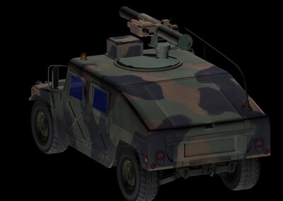 台湾省 M1045A2 悍马 陶式反坦克导弹发射车