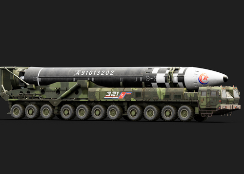 朝鲜火星炮-17型洲弹道导弹