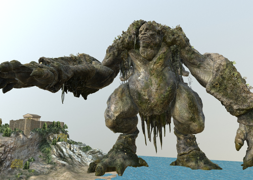 次世代森林石怪 石头怪物 写实石妖