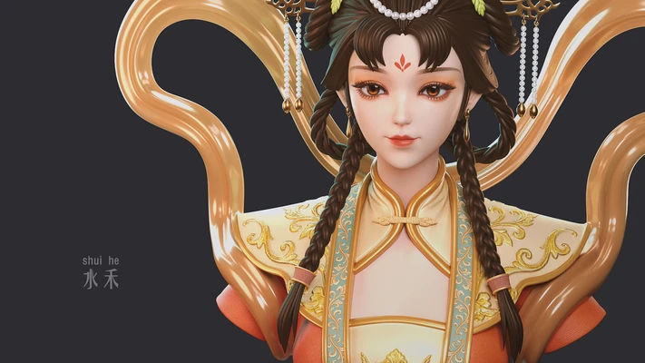 田野仙子——水禾