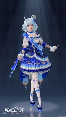 芙宁娜_加冕礼Lolita<再临沫茫宫>_Blender服装