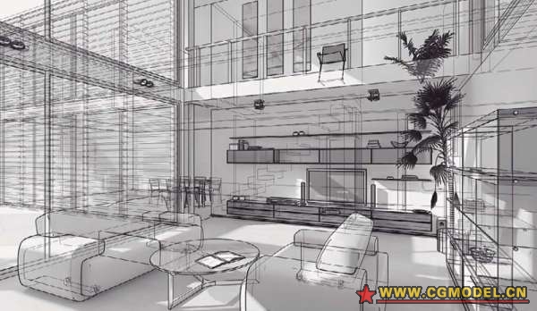 Archinteriors Vol.2模型-客厅模型库-3ds Max(.max)模型下载-cg模型网