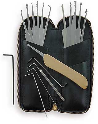 小偷开锁工具大曝光传说中的万能钥匙