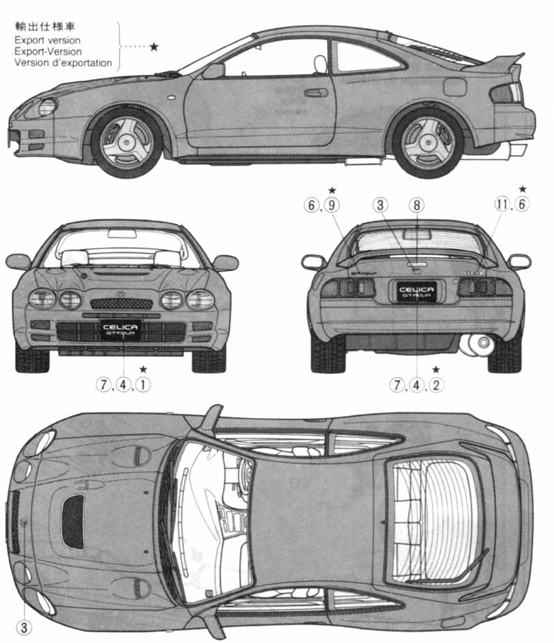 汽車建模參考圖