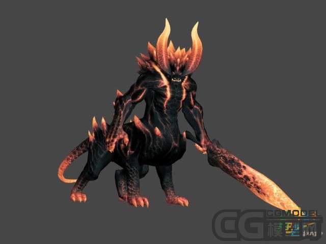 鬼泣4但丁炎魔模型