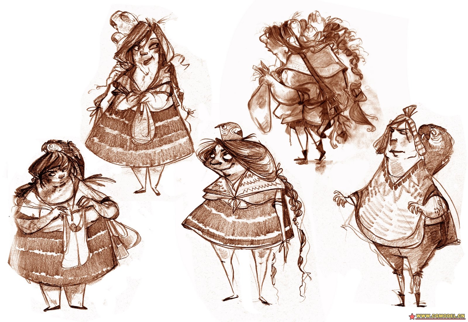 发贴动画角色设计