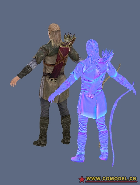 《指环王,王者回归》精灵王子 男人 弓箭 帅气写实 古代