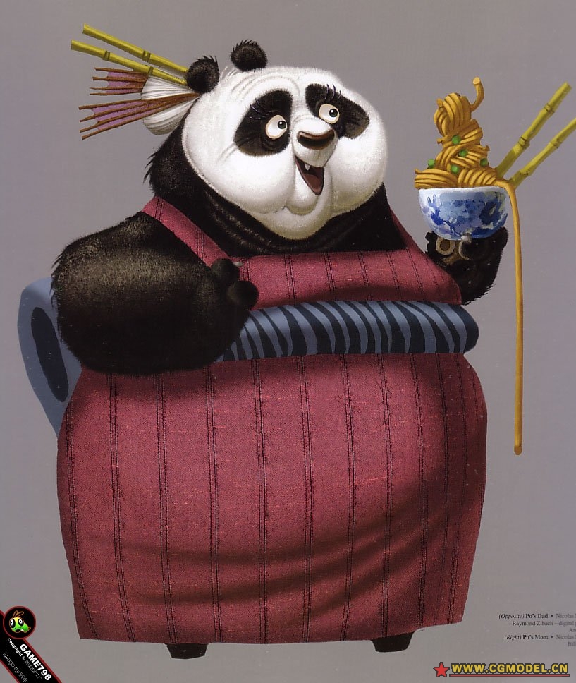 功夫熊猫原画收集